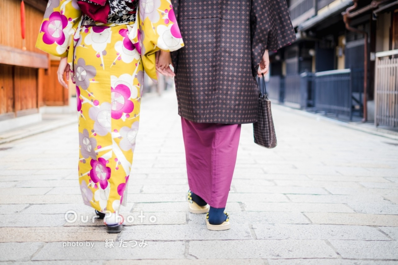 下京区の着物レンタルで着物デート